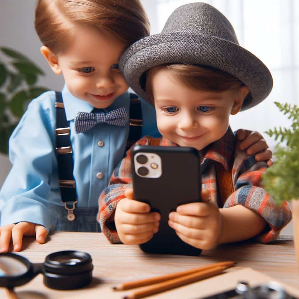 Techie Tots: The Irresistible Charm of Little Ones Mastering Professional Smartphone Usage