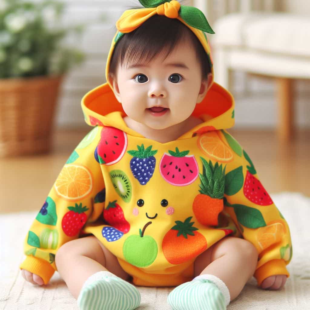 Fruit Fiesta: Babies in Adorable Costumes Steal Hearts Across Social Media